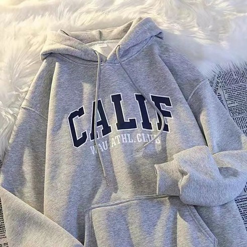 가을의 완벽한 듀오: 1+1 커플 오버핏 후드티