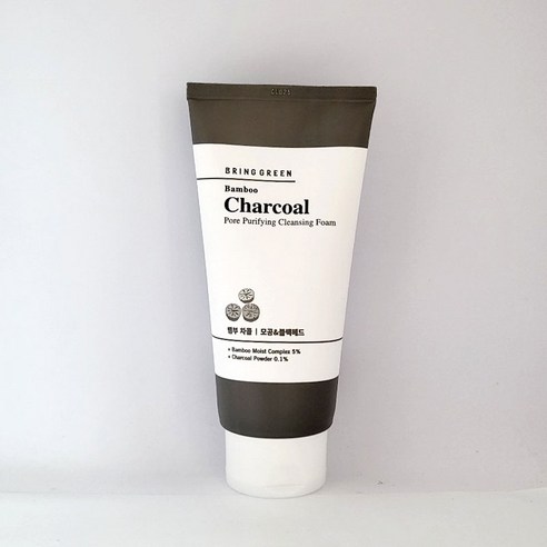 브링그린 뱀부 차콜 모공 정화 클렌징폼 200mL 더블기획 400ml, 1개