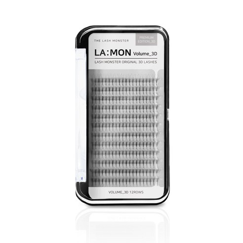 래쉬몬스터 오리지널 볼륨 래쉬 속눈썹연장 3D 볼륨속눈썹, [3D] C 0.07 13mm, 1개