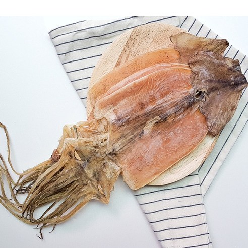 신통씨푸드 동해안 마른오징어 대 5미 375g, 5개