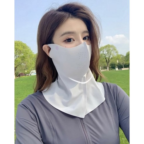 숨쉬기 편한 자외선 차단 마스크, 화이트1+1, 2개