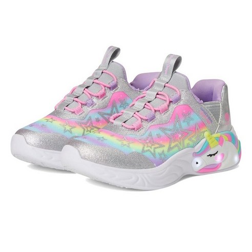 꿈결처럼 반짝이는 발걸음, 스케쳐스 유니콘 드림-스타리 라이트 스니커즈 실버/멀티 스케쳐스유니콘