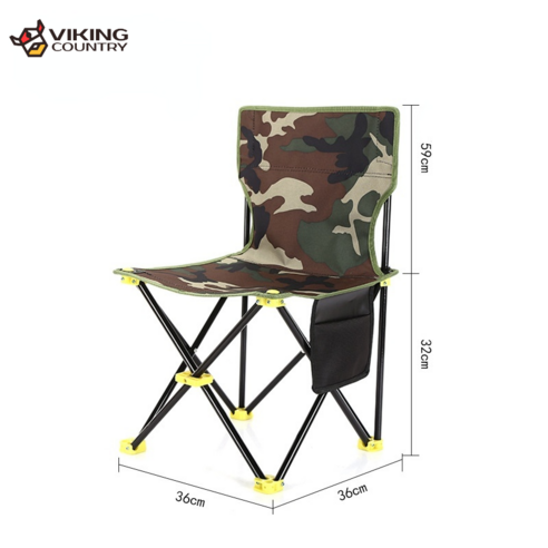VIKING 캠핑의자 이지 카모플라주, 미드필더 그린 컬러