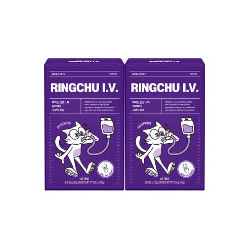 본아페티 고양이 관절 츄르 영양제 링거 츄르 링츄 I.V. 조인트 15g 60개, 1회분, 뼈/관절강화 고양이 영양제