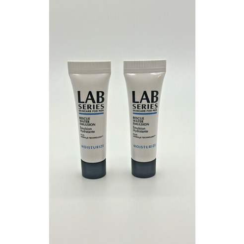 LAB SERIES 엑스투랩 시리즈 남성용 스킨케어 레스큐 워터 에멀젼 모이스처라이즈 .24oz7ml NEW, 7ml