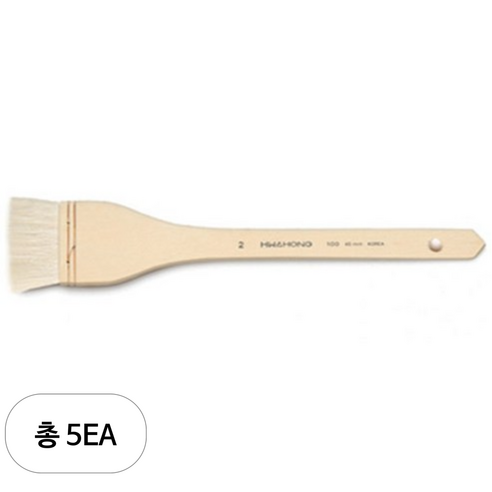 화홍 100 배경붓, 5호, 5개