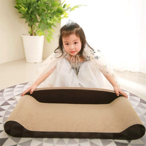 고양이 소파 평판형 스크래쳐 70cm 고양이 용품