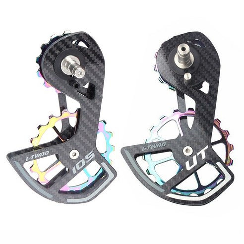 LTWOO 105 자전거 빅 휠 세라믹 베어링 카본 파이버 자키 풀리 휠 세트 R7000 후방 변속기 가이드 휠 LW UT 1개 빅풀리