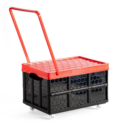 록신 수납 박스 수납 바구니 수납장 선반 수납장 틈새 수납장, 블랙 박스 휠 폴, 30L42x29x24cm
