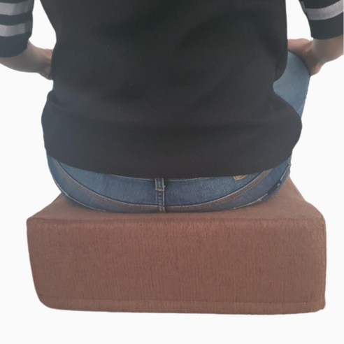 편안함과 스타일을 더하는 띵덕 키높이 좌식 의자 방석