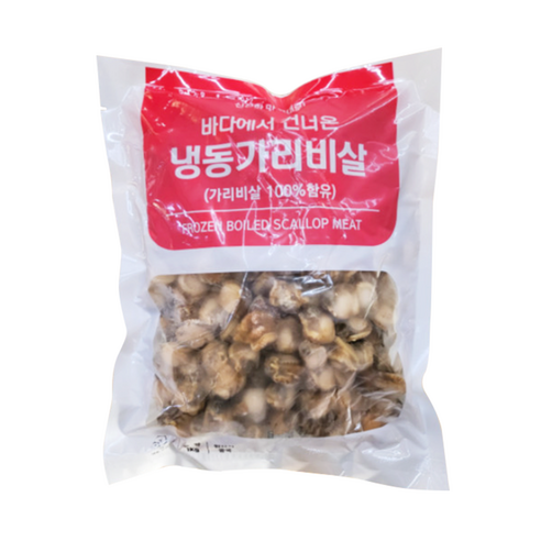 건강한 식단 구성과 다양한 요리 활용이 가능한 자숙 가리비살 1kg 냉동 가리비