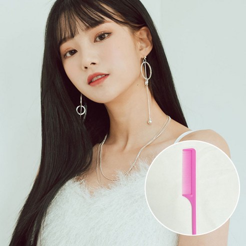 가발매니아 조이 68cm 더 썸 위그 통가발 (하이소프트사), 내츄럴블랙