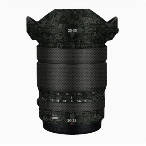 데칼 스킨 비닐 랩 필름 렌즈 바디 보호 스티커 코트 후지 GF 20-35mm R, 10 J_01 For Fuji GF 20-35mm