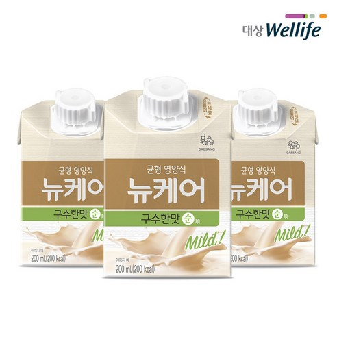 대상웰라이프 뉴케어 구수한맛 순, 200ml, 96개 Best Top3 대상웰라이프 뉴케어 구수한맛 순, 200ml, 96개 Best Top3