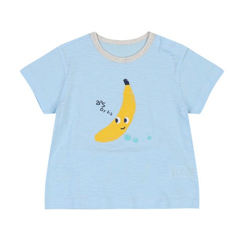 여름철 땀 많은 조카에게 시원하고 귀여운 압소바 바나나 상하복 선물하세요!