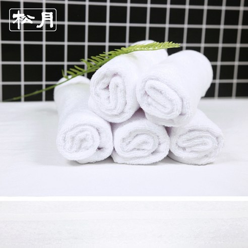 송월타월 순면행주 40g, 10장, 흰색