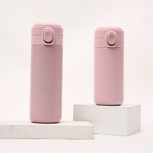 ZZJJC 아이디어 보온병 아이디어 텀블러 아웃도어 보온병, 소녀 핑크-일반형, 320ml