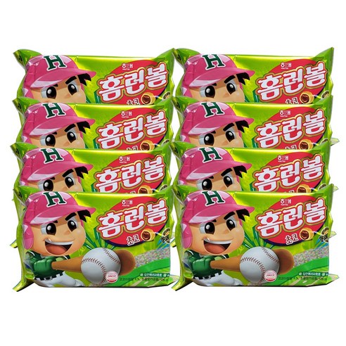 전국민인기과자 홈런볼 어린이간식, 10개, 128g
