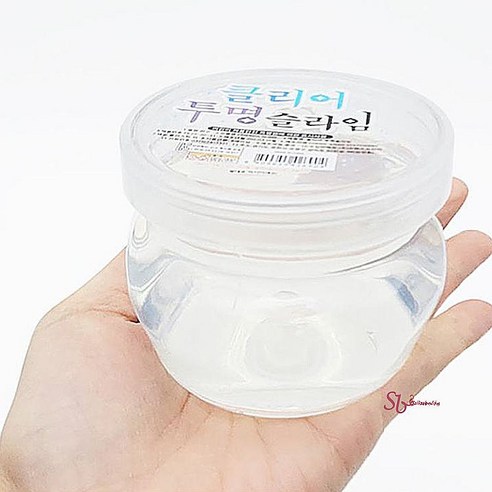 슬라임 클리어 6개 만들기 재료 아이 놀이 촉감 투명 선물 베이스 단체oea863, SBD_클리어투명슬라임(6개)
