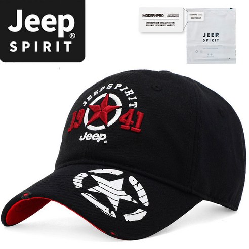 JEEP SPIRIT 스포츠 캐주얼 야구 모자 CA0014 + 전용 포장