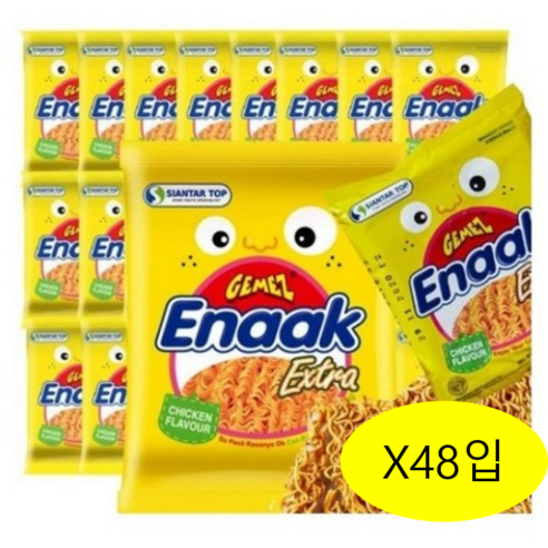   게메즈 에낙 라면 과자, 720g, 2개