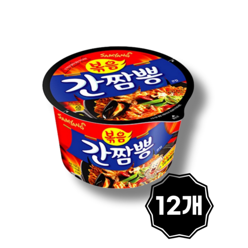 삼양 간짬뽕 큰컵 105gx12컵, 12개