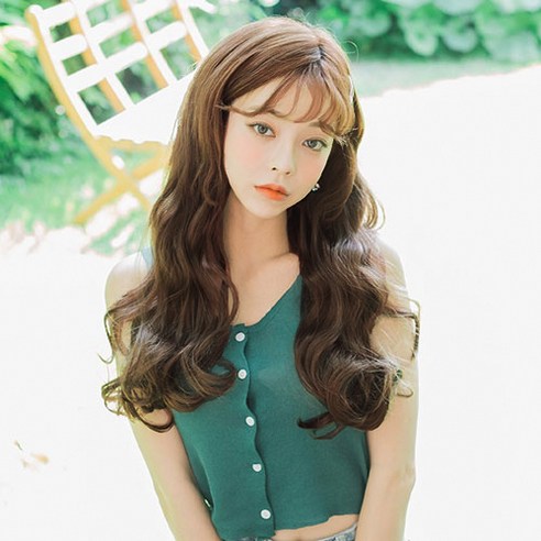 가발매니아 블리웨이브 5피스 45cm 인모믹스피스 (형상기억인모), 투톤브라운