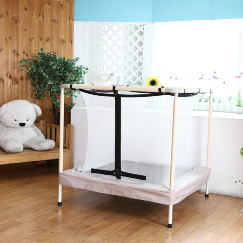 점핑앤점핑 와이드스퀘어120, 어린이를 위한 안전한 실내 트램폴린 트램폴린