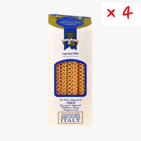 프랑스 사포리 디 나폴리 Sapori di Napoli 라자냐 듀럼밀 세몰리나 파스타, 3개, 500g