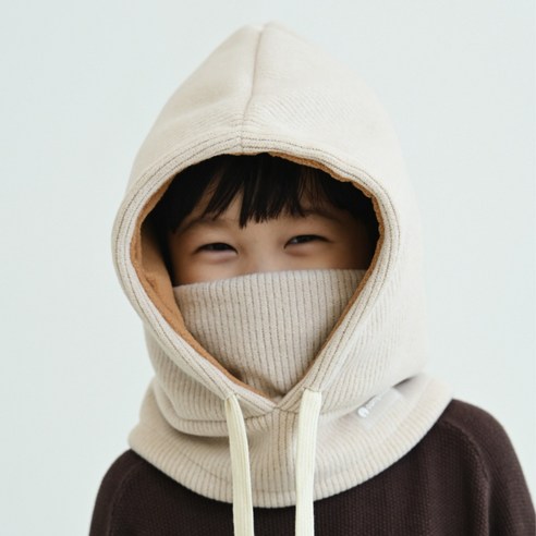 아이를 따뜻하게 지켜줄 키즈 이중기모 바라클라바