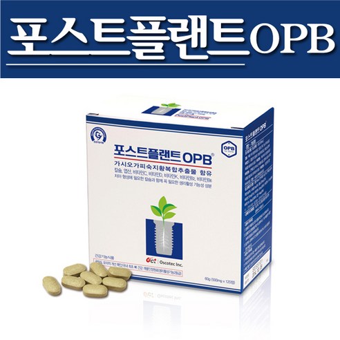 오스코텍 포스트플랜트OPB 500mgx120정/치아형성, 120정, 1개