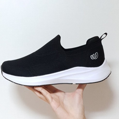 !! 올블랙 !! 남여 *초경량 논슬립* NEW 발 볼편한 가볍고 쿠션좋은 폭신폭신한 슬립온 발편한 착용감 아주편한 끈없는 신발 추천드려요 {한치수 작게 추천드려요}