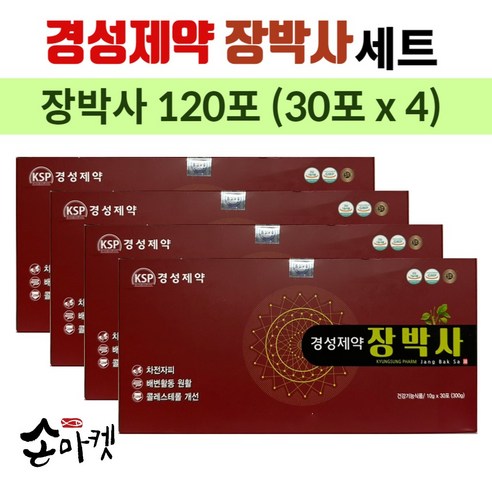 경성제약 장박사 장건강 콜레스테롤 120포, 300g, 4개