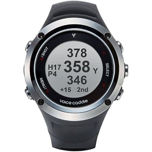 caddie T2A GPS T2A : 30 : 음성 (음성 캐디) 음성 캐디 블랙 손목 시계 형 골프 네비게이션 시계 모드 가동 시간 약 일