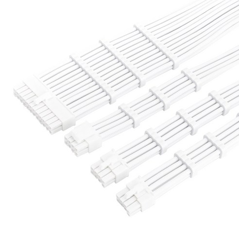 프리미엄 에디션 컴튬 슬리빙 케이블 패키지 화이트, 30cm, 1세트 라이저케이블