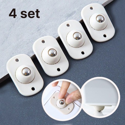 뉴데이 미니 볼캐스터 구슬 바퀴 4개입, 4세트, 4.5cm
