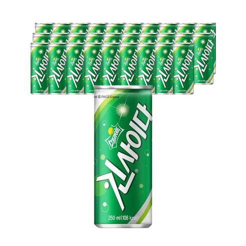 스프라이트 킨 사이다, 250ml, 30개