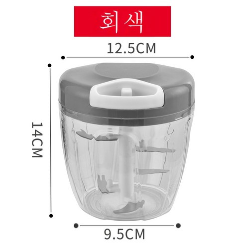 DFMEI 공장 도매 마늘 다지기 마늘 다지기 마늘 다지기 수동 압착기 마늘 믹서 대용량, DFMEI 900ml 그레이