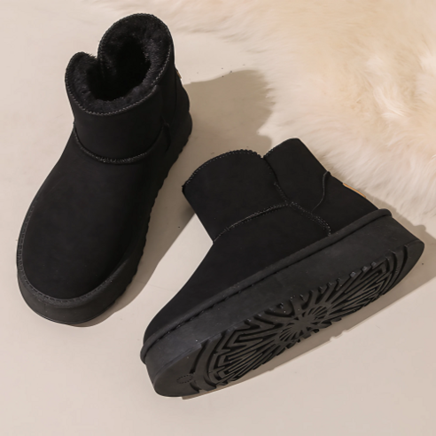 마지페 겨울 레터링 라벨 플랫폼 부츠