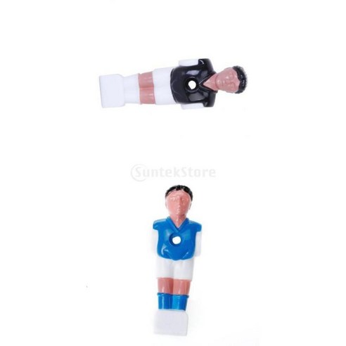 2pcs 내구성 축구 남자 테이블 녀석 플레이어 교체 부품 액세서리, 기타, 4.3인치, 플라스틱