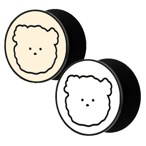 단단 커플 스마트톡, 2.댕댕아이보리+댕댕화이트, 2개