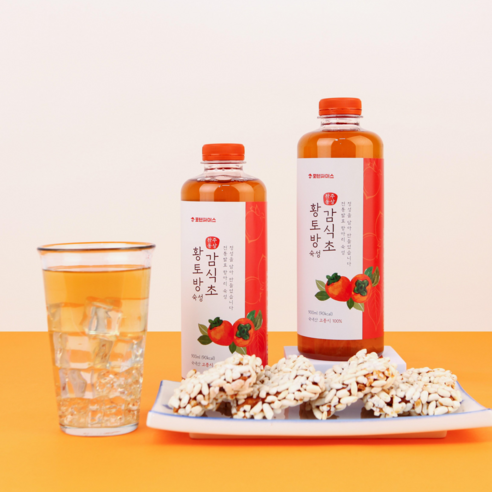 3년 숙성 천연발효식초 발효애 감식초 900ml, 단일수량