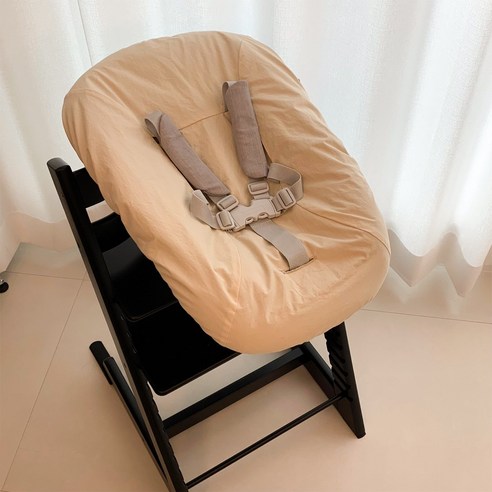 부드럽고 실용적인 어텀31 스토케 트립트랩 뉴본 양면 커버로 아기에게 편안한 이유식 시간을 선물하세요!