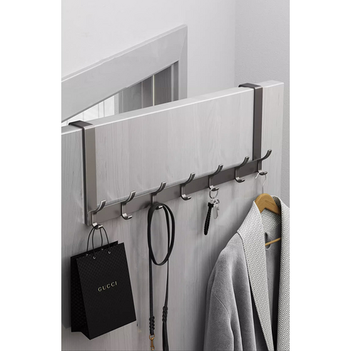 공간 효율을 극대화하는 마법, 와아아 무타공 문걸이 도어 행거 후크 14구