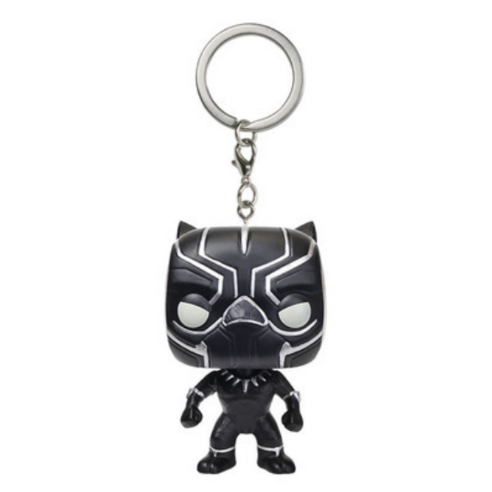 어벤져스 4Funko POP 캡틴 아메리카 그린 자이언츠 아이언맨 스파이더맨 14종 캐릭터 피규어 열쇠고리 키링 자동차 키홀더, 5cm, 흑표범