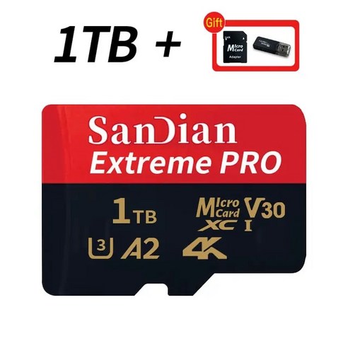 MICRO SD카드 마이크로SD카드 MICROSD 카메라 블랙박스 휴대폰 100% 오리지널 메모리 클래스 10 512GB 1TB 30 MB/s A2 128GB 256GB, 4.1TB class10마이크로sd카드 Best Top5