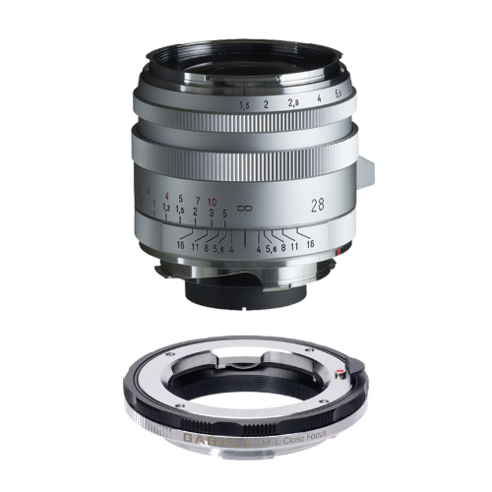 보이그랜더 NOKTON VL 28mm F1.5 ASP Type I 실버 / L마운트 / 파나소닉S9 / 정품