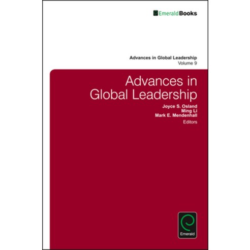 (영문도서) Advances in Global Leadership Hardcover, Emerald Group Publishing, English, 9781786351388