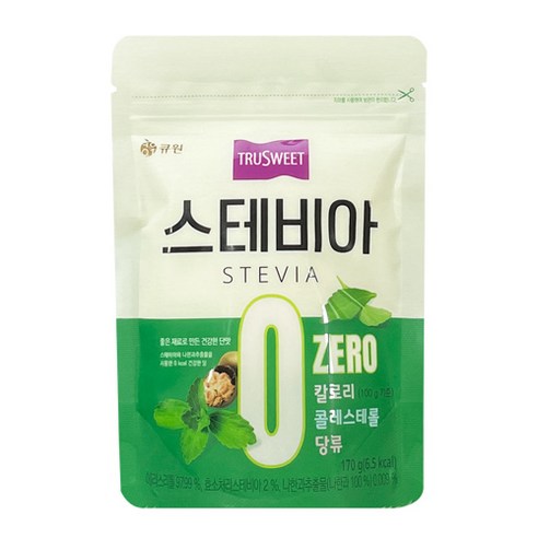 삼양 큐원 트루스위트 스테비아, 20개, 170g