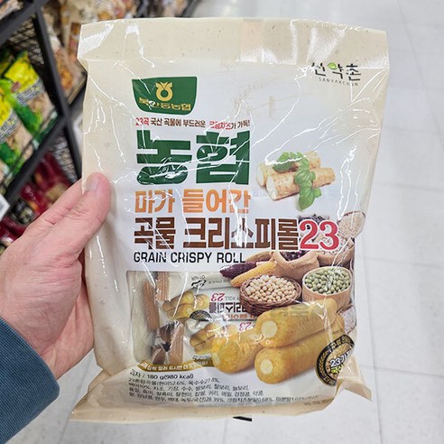 산약촌 마가 들어간 곡물 크리스피롤 23